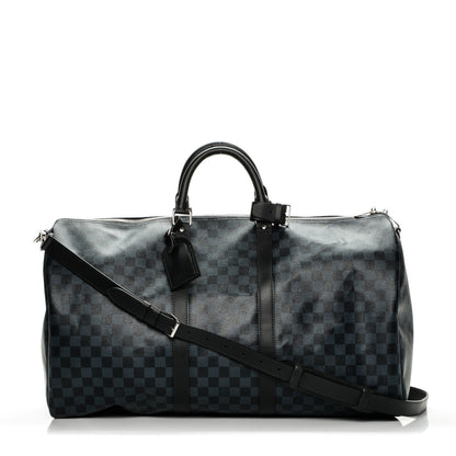 Louis Vuitton Damier Cobalt Keepall Bandouliere 55 1 of 6
