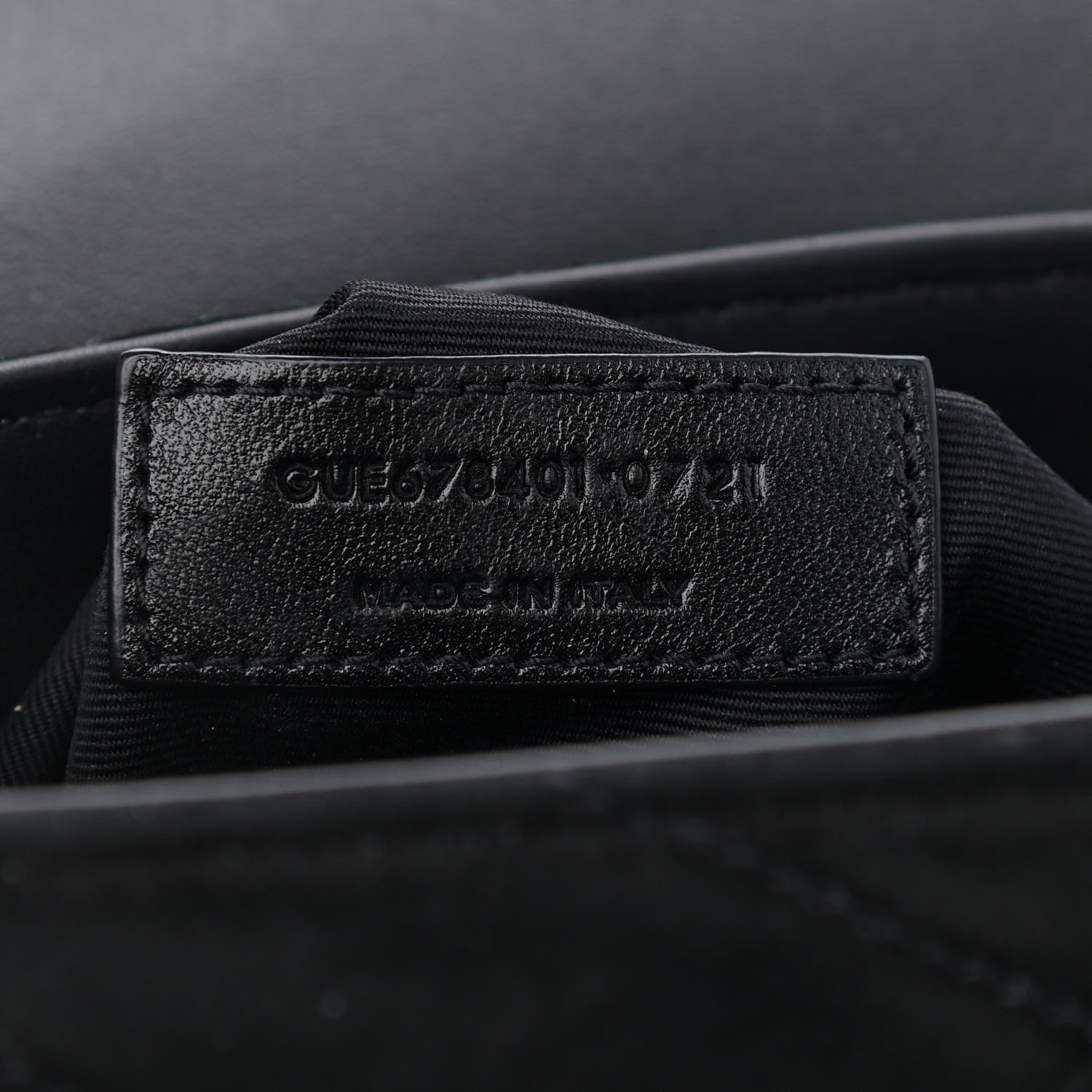 Saint Laurent Suede Y Quilted Monogram Toy Loulou Crossbody Bag Black 8 of 12