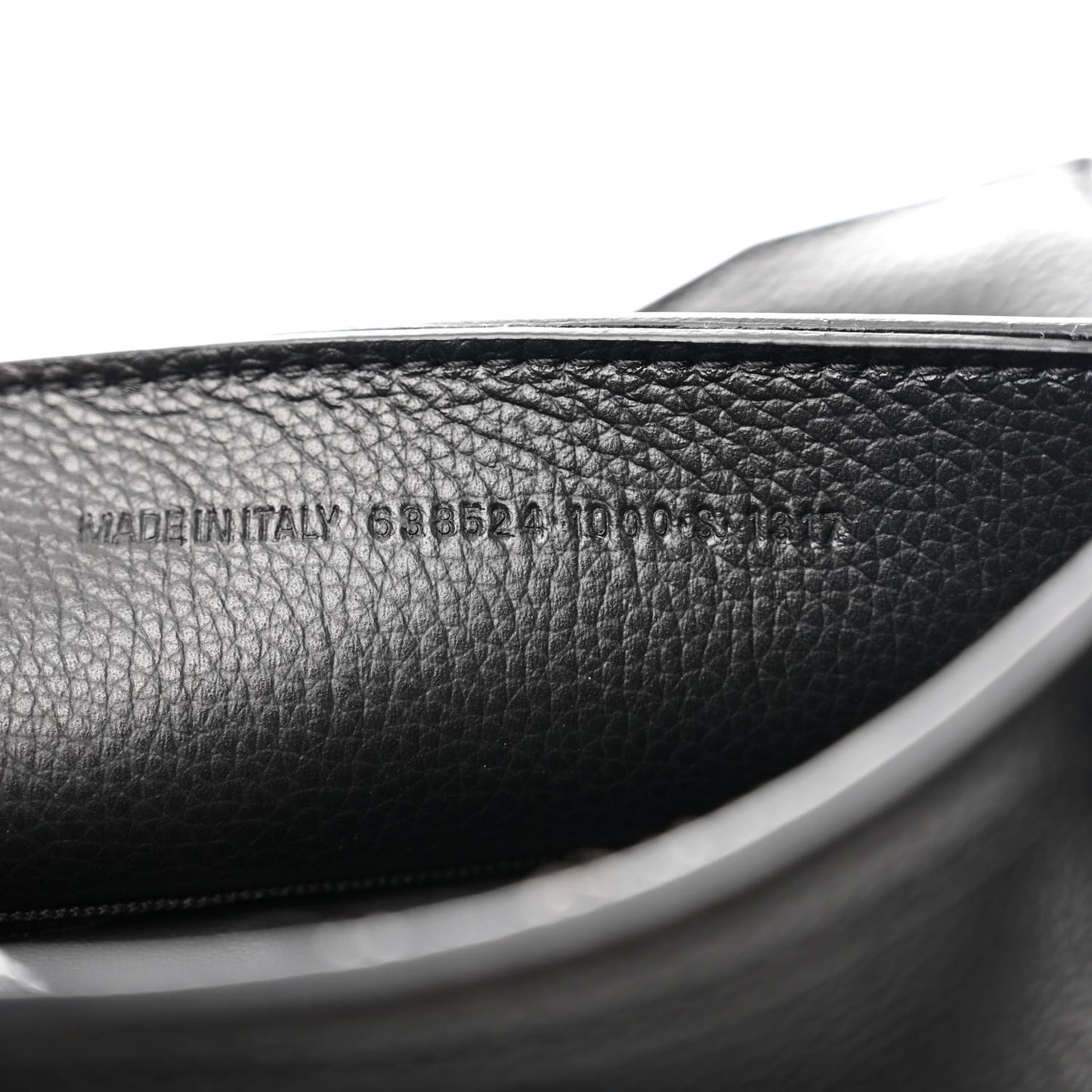 Grained Calfskin Neo Classic Black Hardware Mini City Black