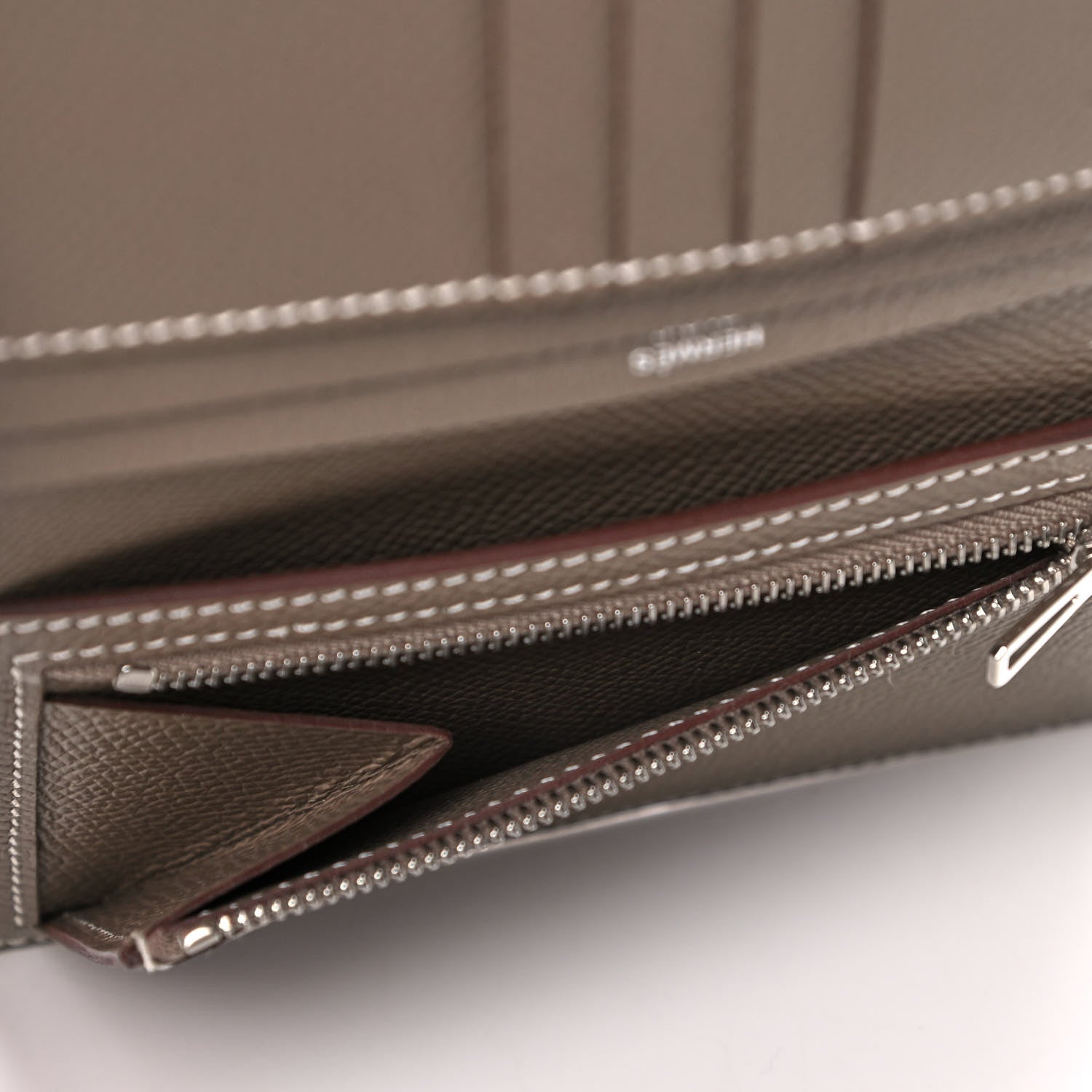 Hermes Epsom Bearn Compact Wallet Etoupe 6 of 11
