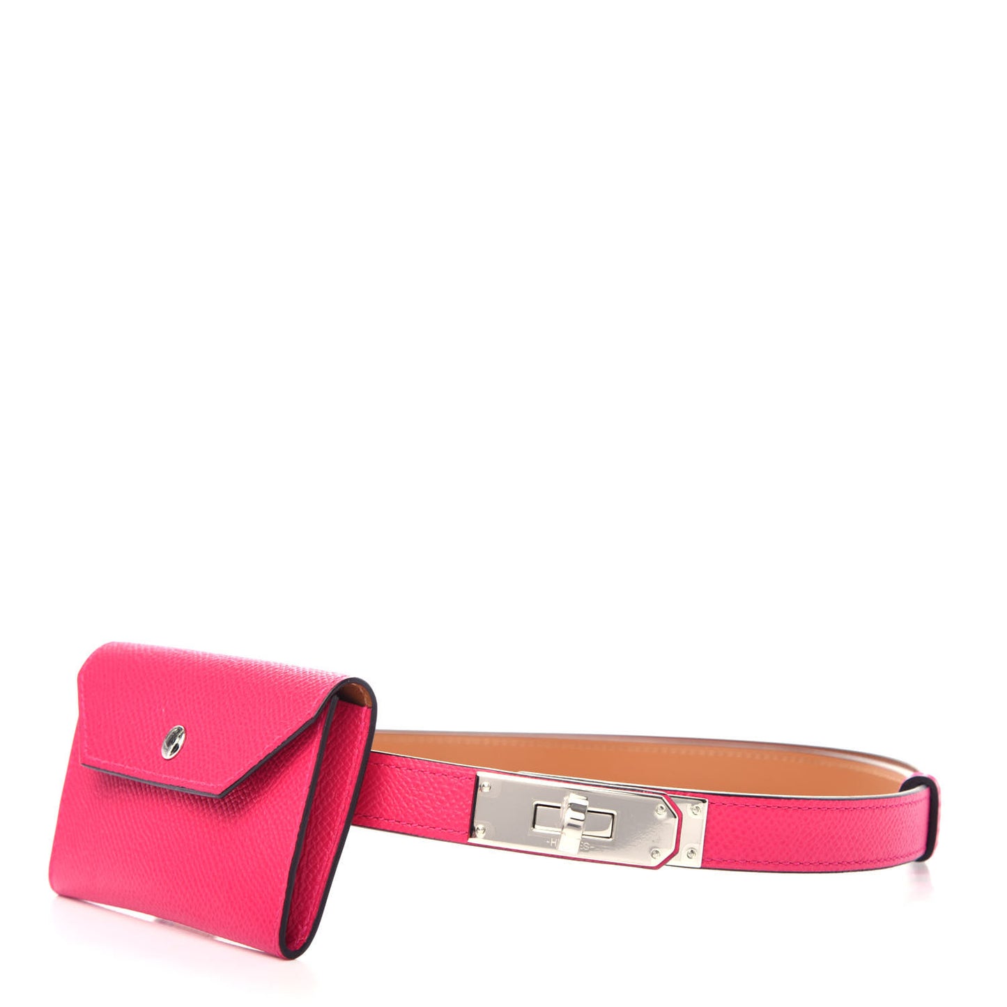 Epsom Kelly Pocket Belt Rose Mexico