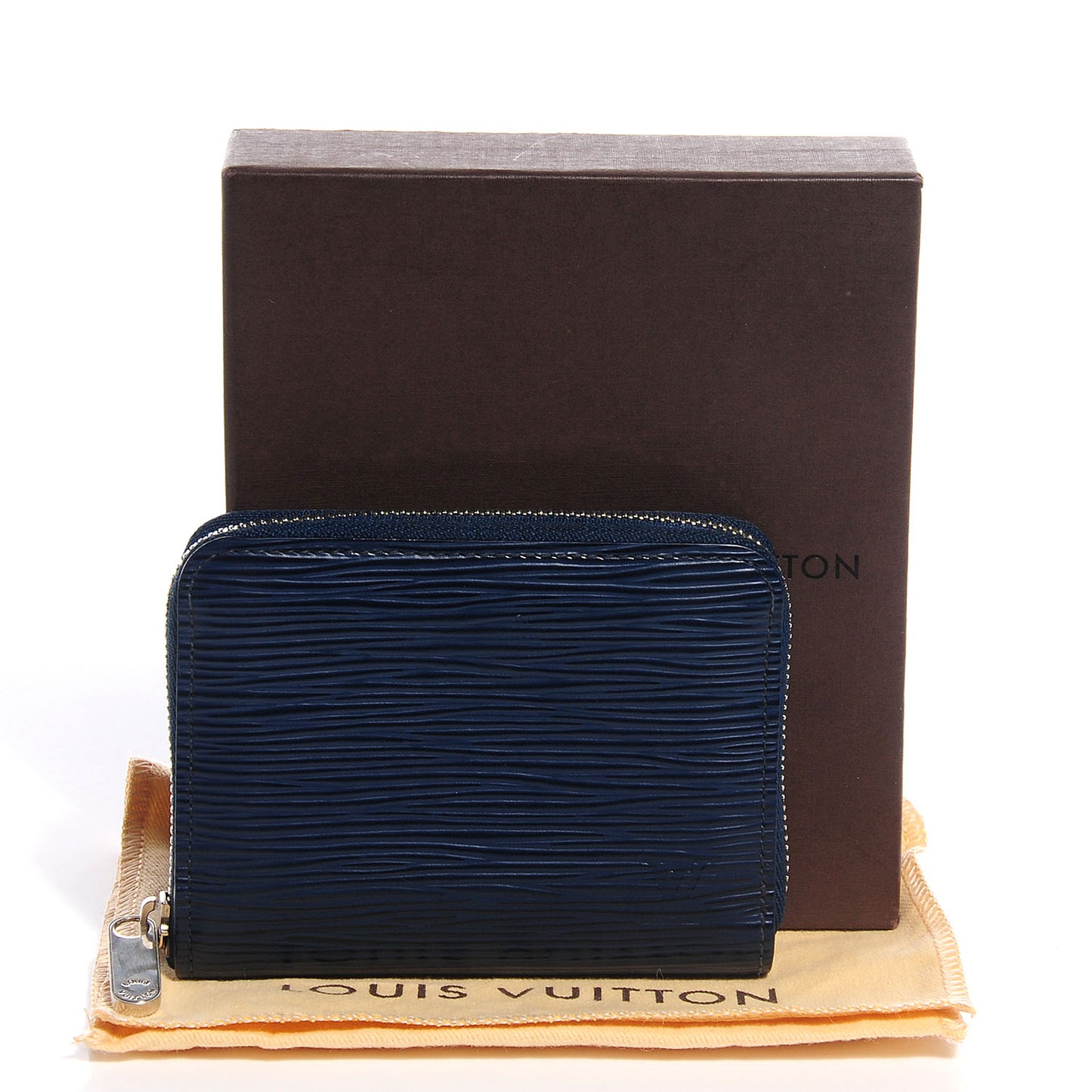 Epi Zippy Coin Purse Indigo