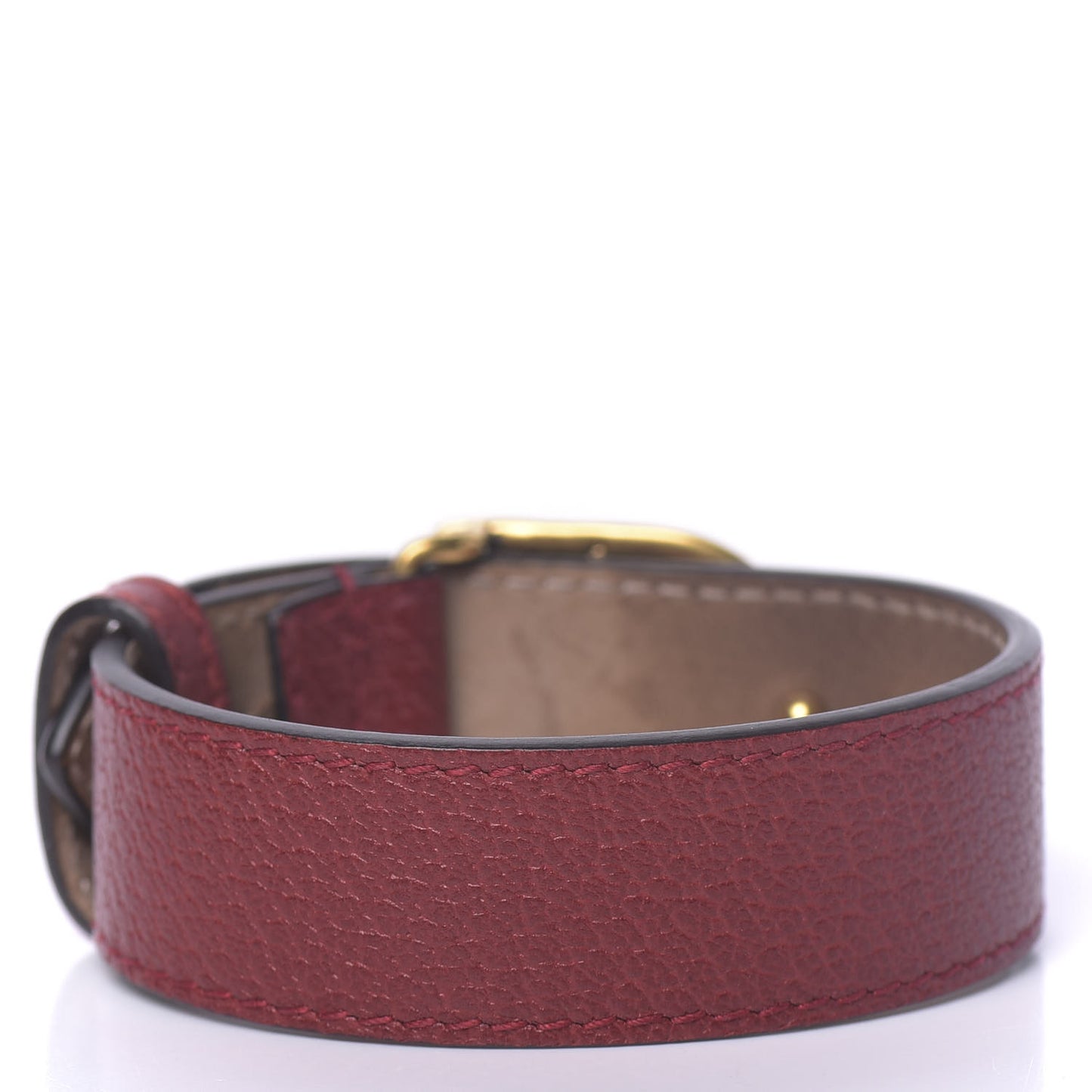 Calfskin Marmont Double G Bracelet Red