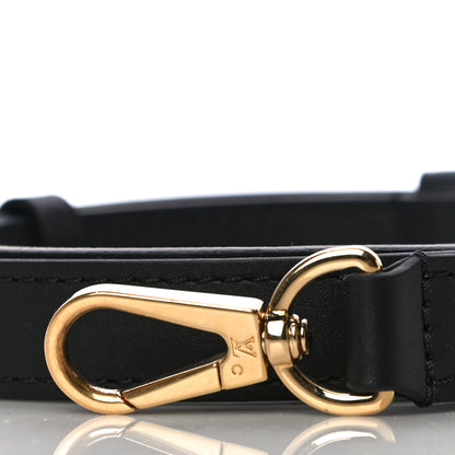 Louis Vuitton Calfskin Adjustable Shoulder Strap Black 2 of 4