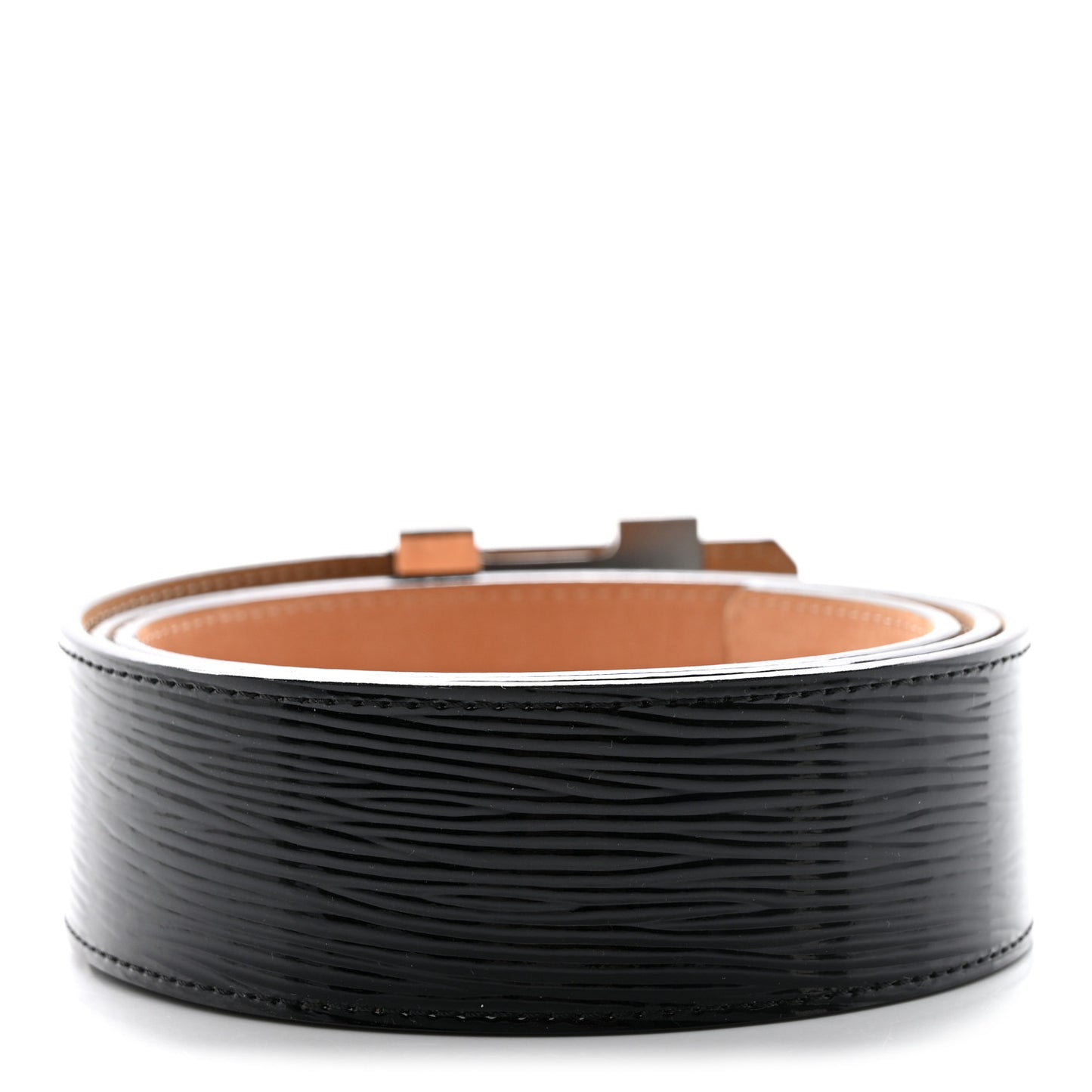 Epi Electric 40mm LV Initiales Belt 95 38 Black