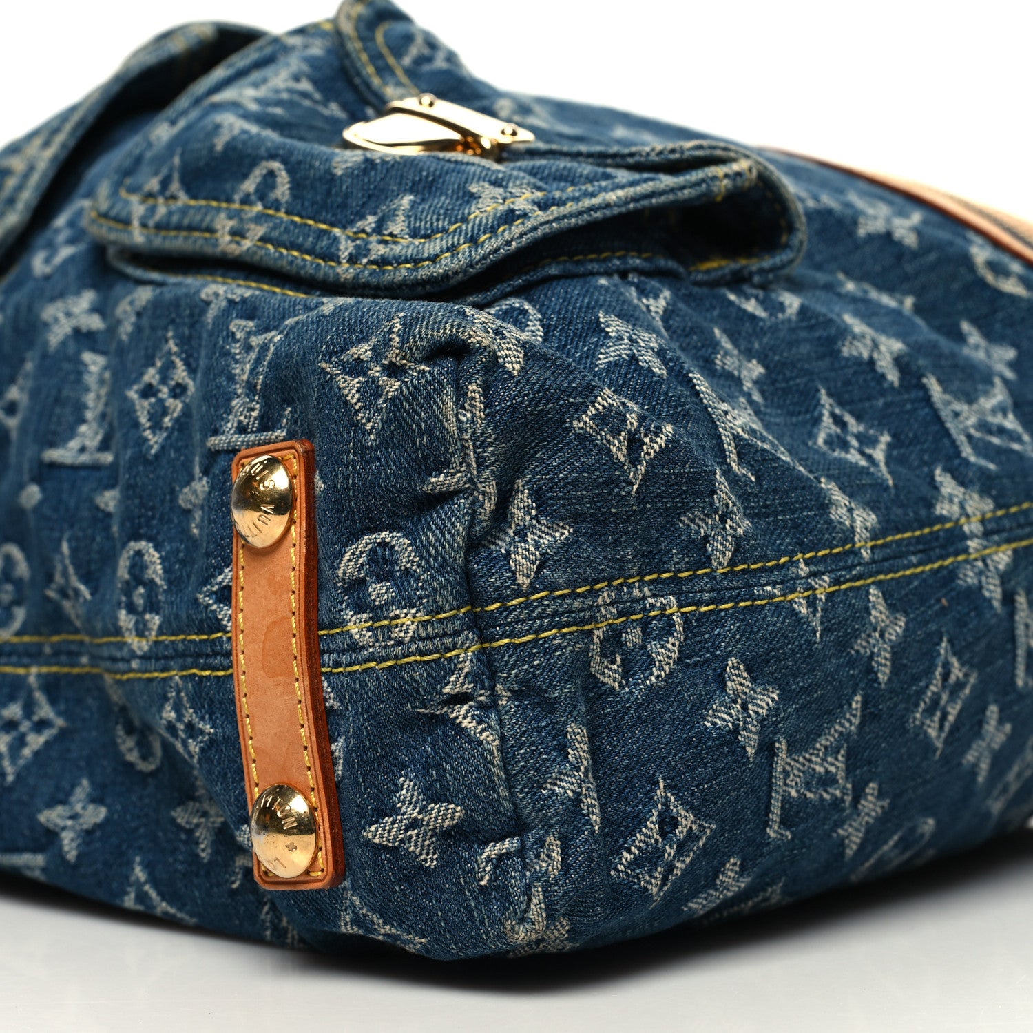 Louis Vuitton Denim Baggy GM Blue 10 of 11