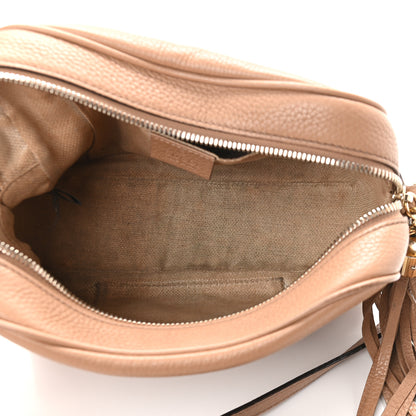 Gucci Pebbled Calfskin Small Soho Disco Bag Camelia 5 of 12