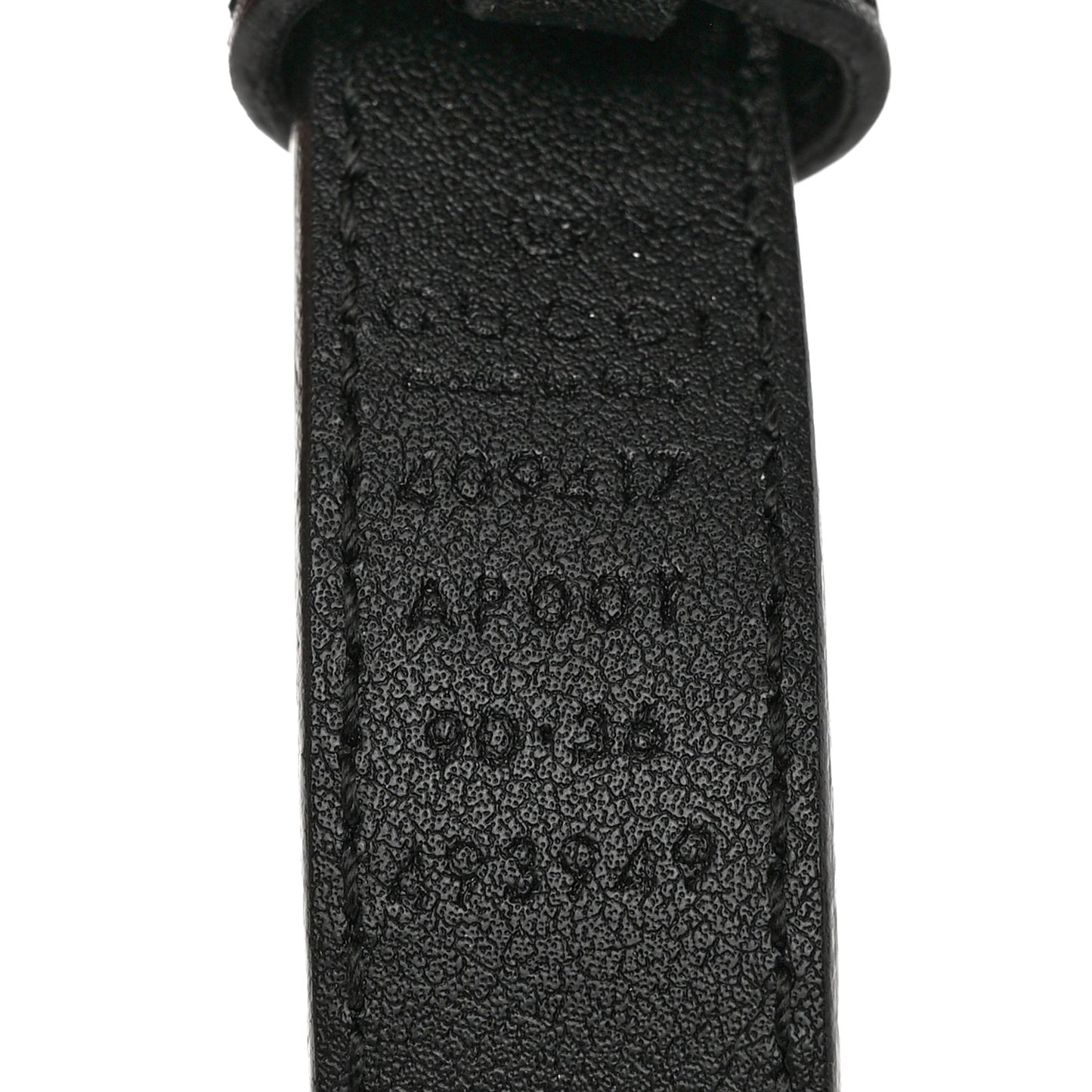 Calfskin Double G 20mm Belt 90 36 Black