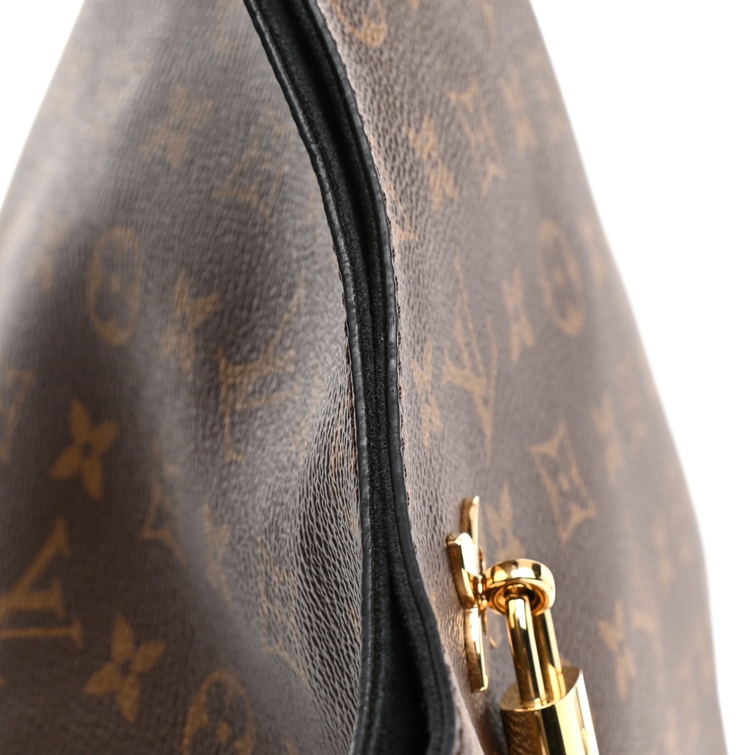 Louis Vuitton Monogram Flower Hobo Black 14 of 24