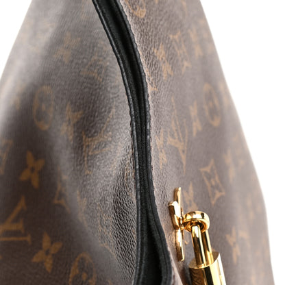 Louis Vuitton Monogram Flower Hobo Black 14 of 24