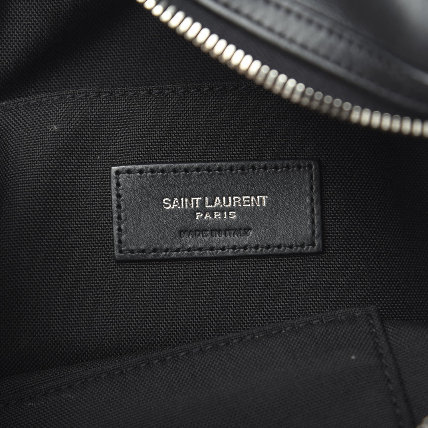 Saint Laurent Calfskin City Belt Bag Black 5 of 9