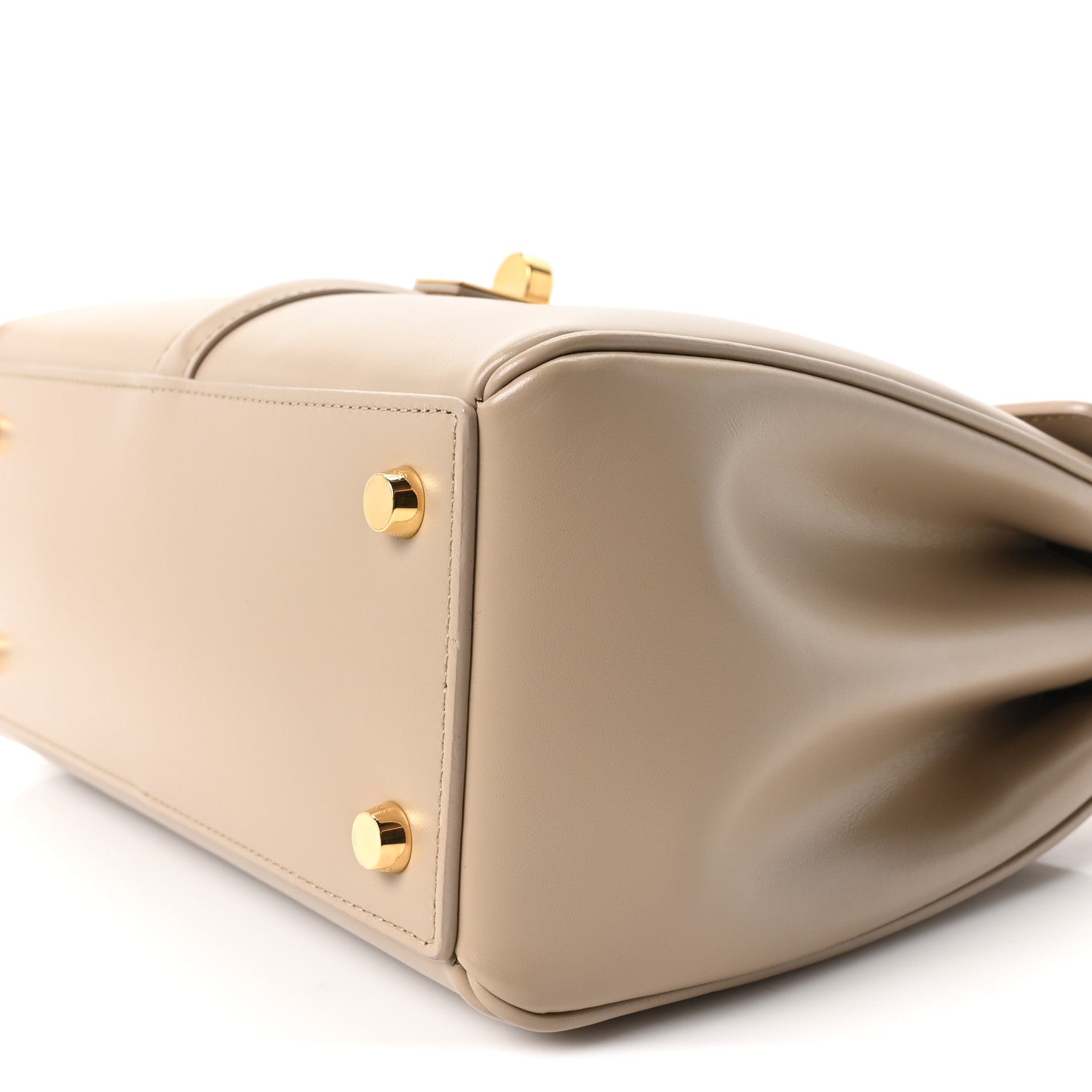 Celine Satinated Calfskin Small 16 Top Handle Bag Nude 12 of 12