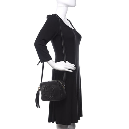 Gucci Pebbled Calfskin Small Soho Disco Bag Black 2 of 10
