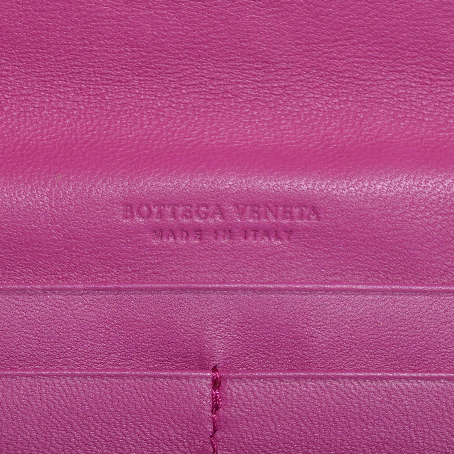 Nappa Intrecciato Double Zip Clutch Wallet Ametista