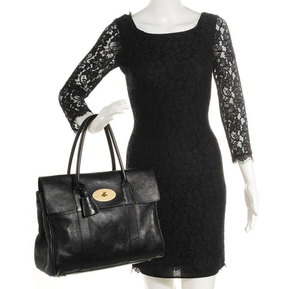 Mulberry Natural Leather Bayswater Black 2 of 11