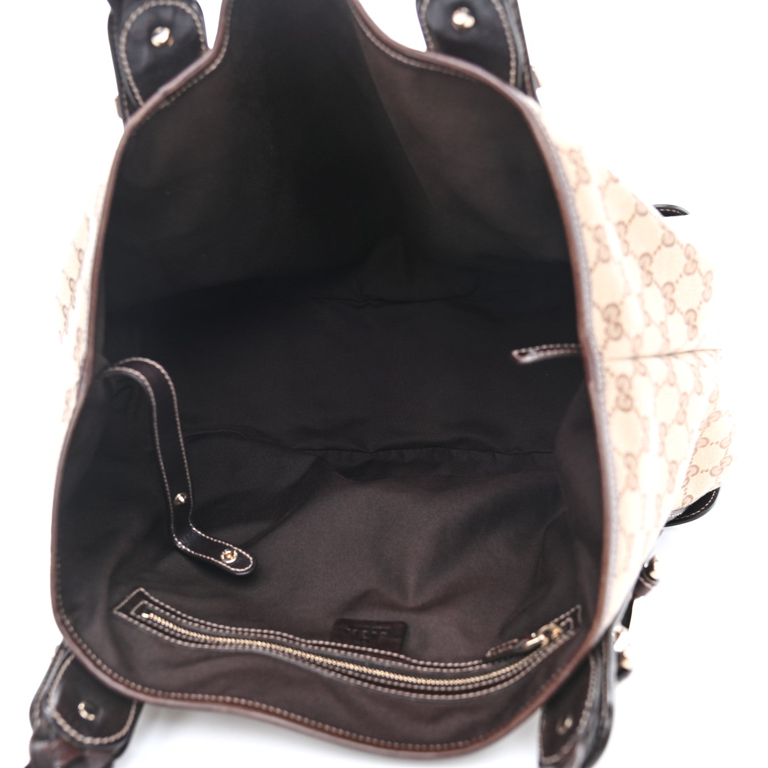 Gucci Monogram Medium Pelham Shoulder Bag Dark Brown 4 of 11