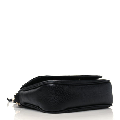 Gucci Pebbled Calfskin Small Soho Flap Crossbody Black 4 of 6