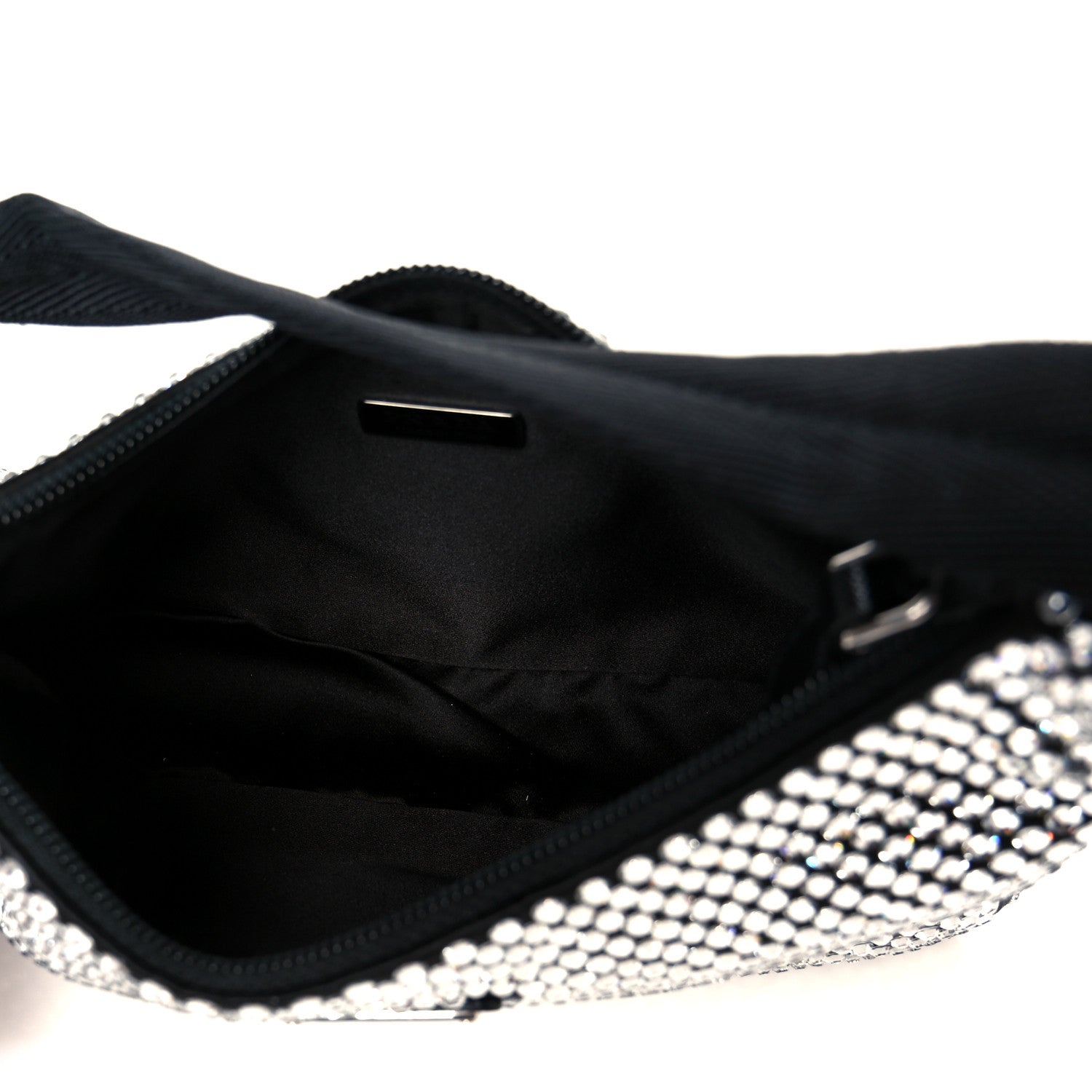 Prada Satin Crystal Mini Re-Edition 2000 Bag Cristal 5 of 10