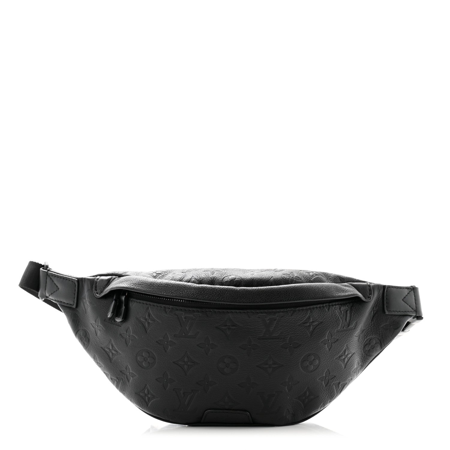 Louis Vuitton Calfskin Monogram Shadow Discovery Bumbag Black 1 of 9