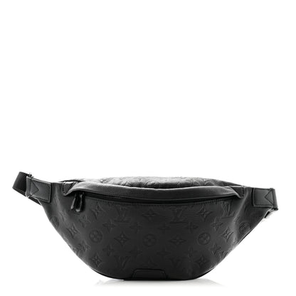 Louis Vuitton Calfskin Monogram Shadow Discovery Bumbag Black 1 of 9