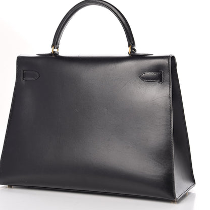 Hermes Box Kelly Sellier 35 Black 7 of 23