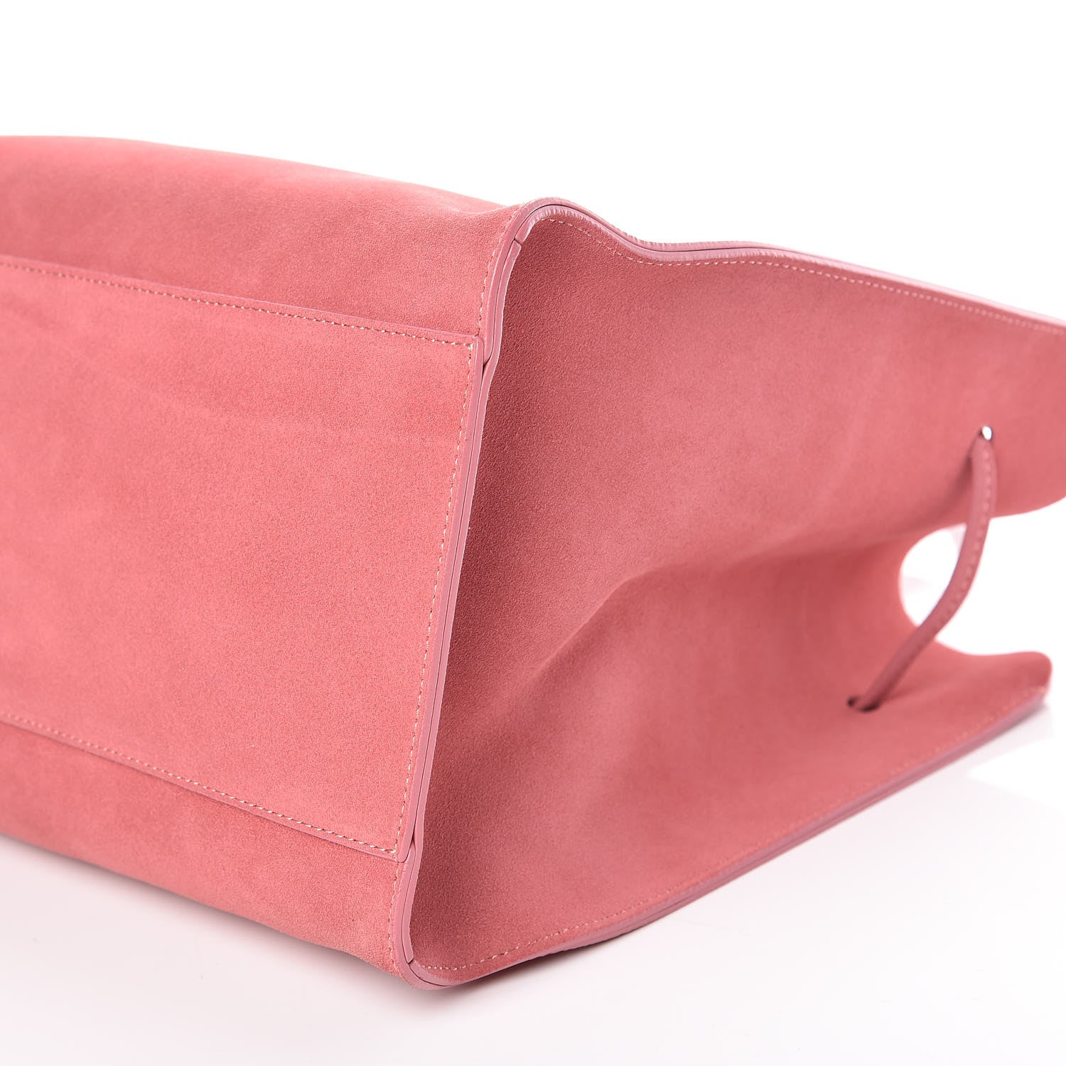 Mansur Gavriel Suede Large Sun Bag Blush 8 of 8