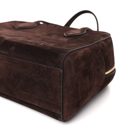 Khaite Suede Medium Maeve Bag Coffee 8 of 8