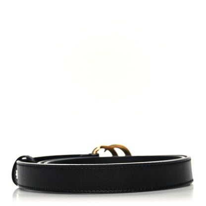 Gucci Calfskin Double G 20mm Belt 75 30 Black 2 of 5