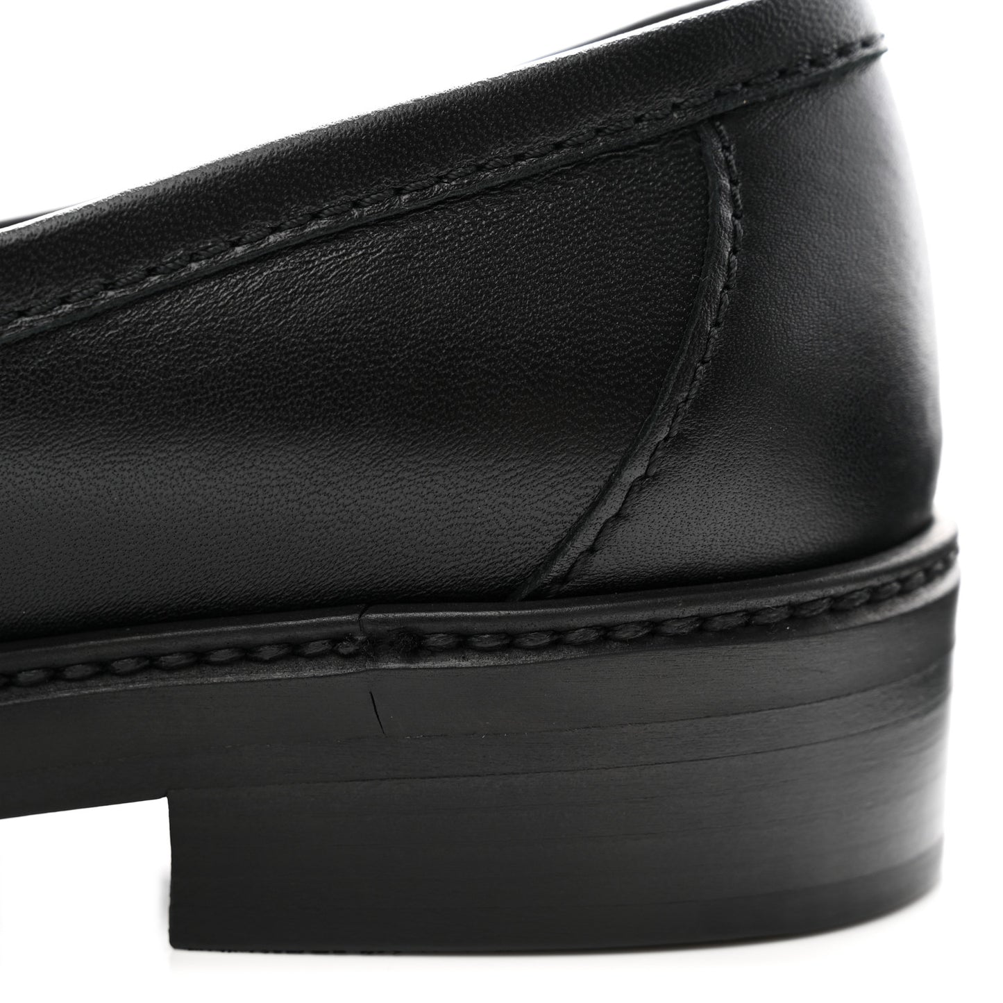 Lambskin Quilted CC Turnlock Loafers 37 Black