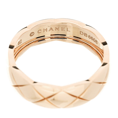 Chanel 18K Beige Gold Small Coco Crush Ring 62 10 4 of 6
