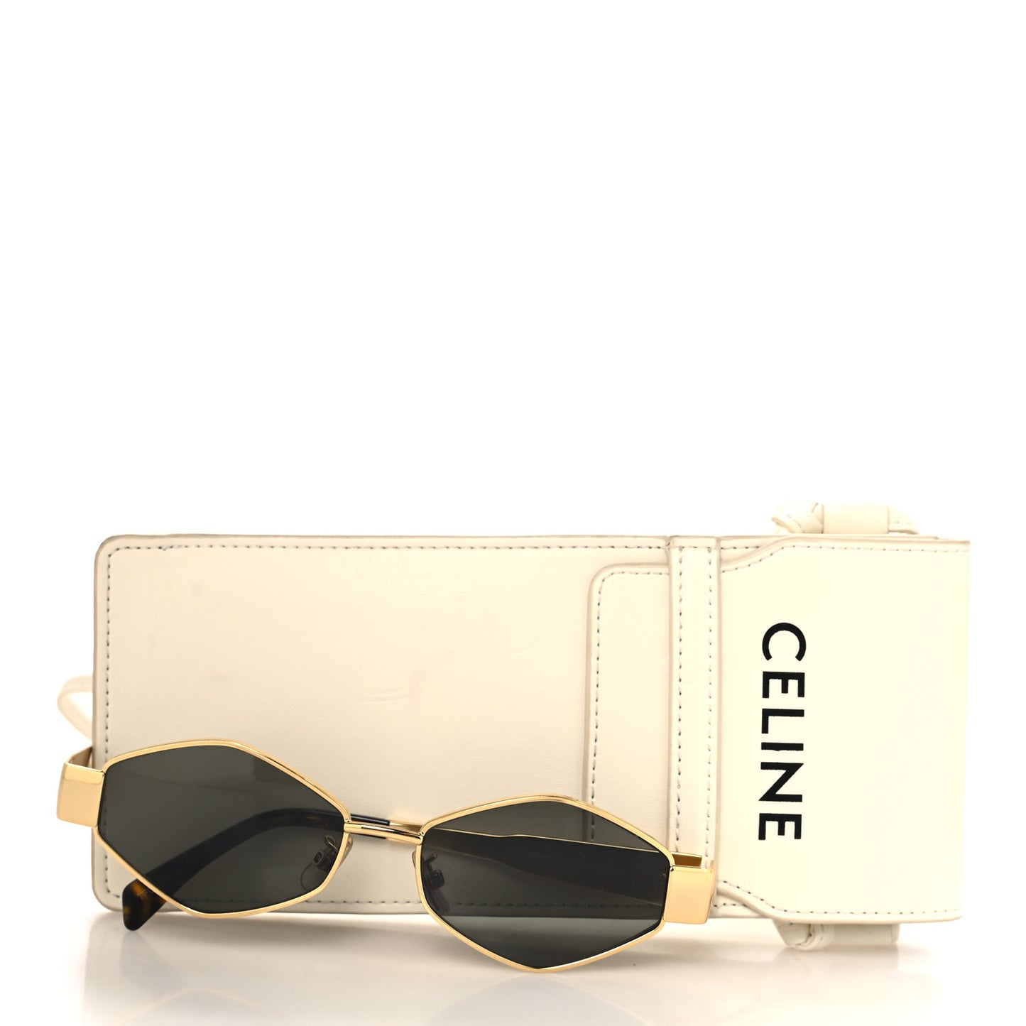 Metal Triomphe 02 Sunglasses CL40254U Gold Green