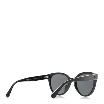 Chanel Acetate CC Butterfly Sunglasses 5414-A Black 4 of 8