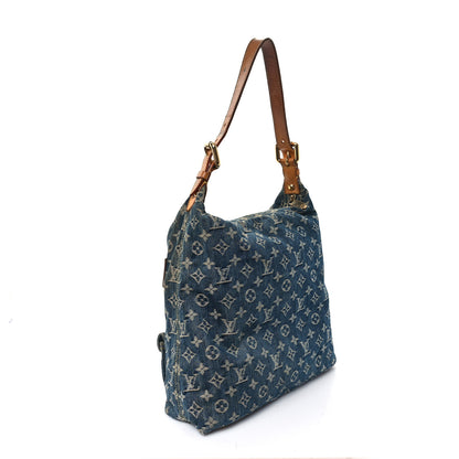 Louis Vuitton Denim Baggy GM Blue 3 of 13
