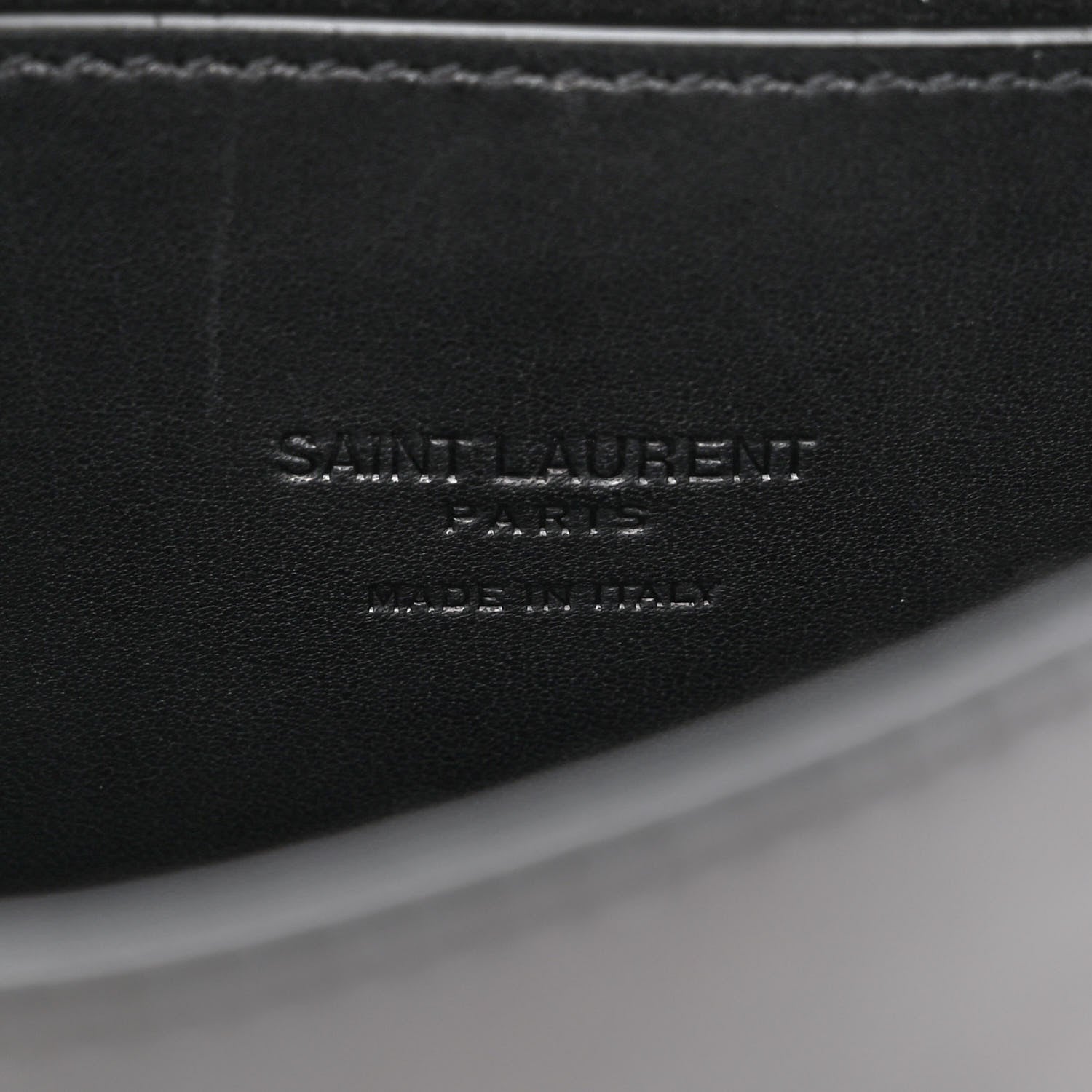 Saint Laurent Smooth Calfskin Classic Monogram Small Kaia Satchel Black 7 of 9