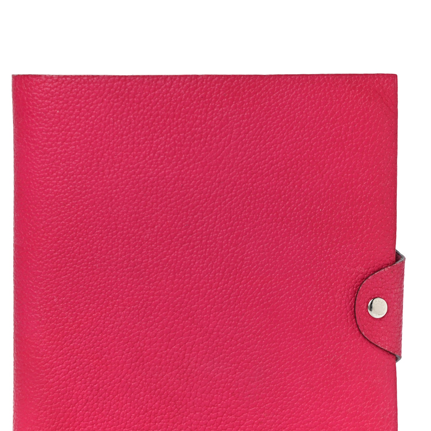 Hermes Togo Ulysse MM Notebook Cover Rose Shocking 9 of 15