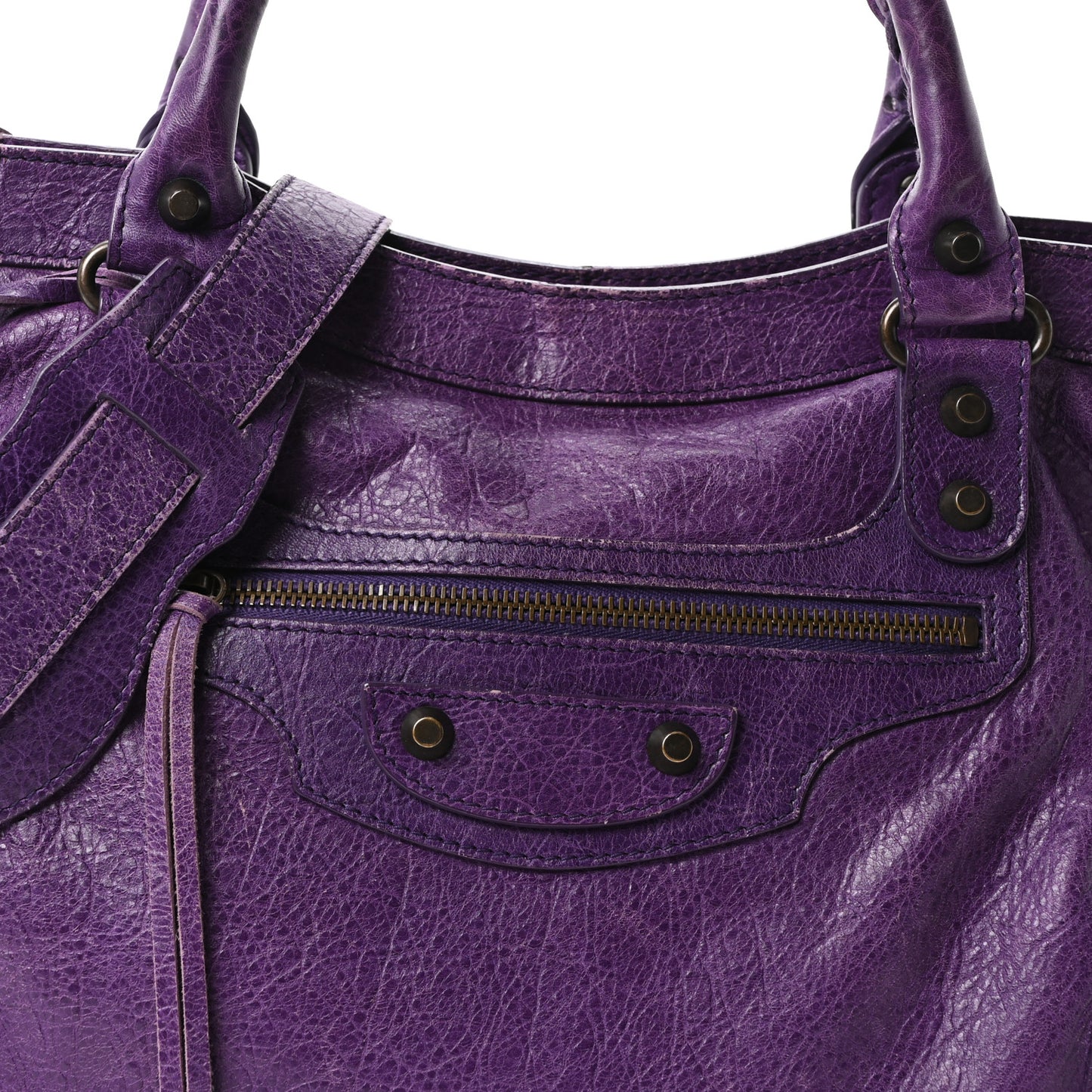 Agneau Classic Hardware City Dark Violet
