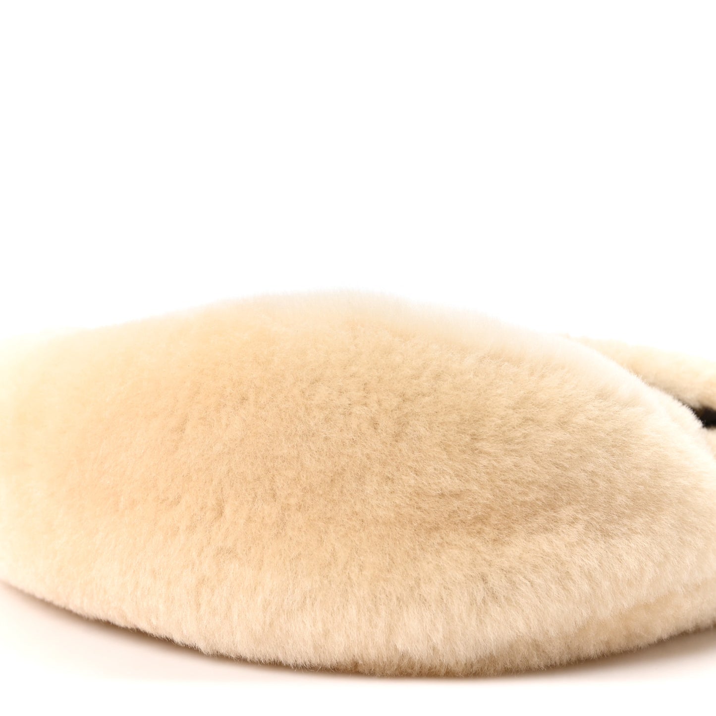 Shearling Monogram Sunset Cream