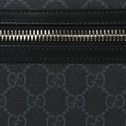 Gucci Soft GG Supreme Monogram Web Belt Bag Black Grey 8 of 10