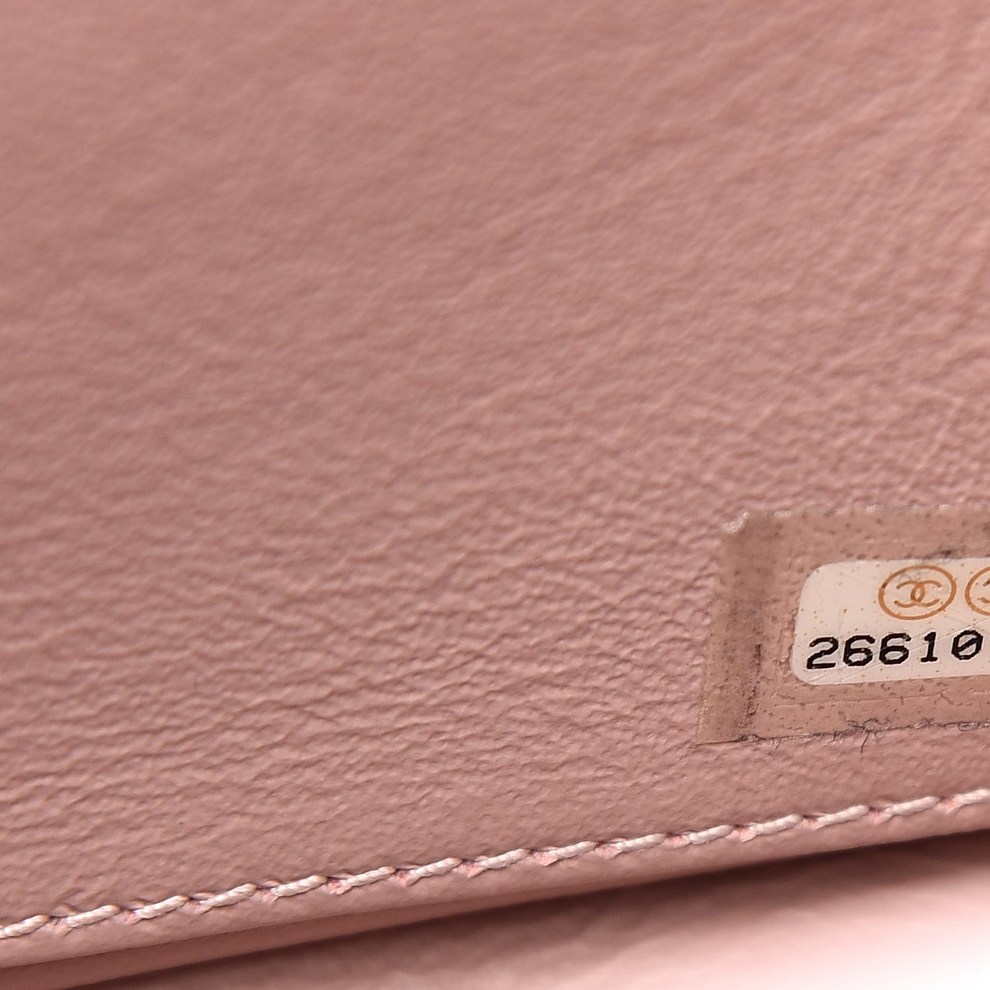 Caviar Quilted Mini Business Affinity Flap Light Pink