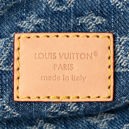 Louis Vuitton Monogram Denim Baggy NM Blue 6 of 9