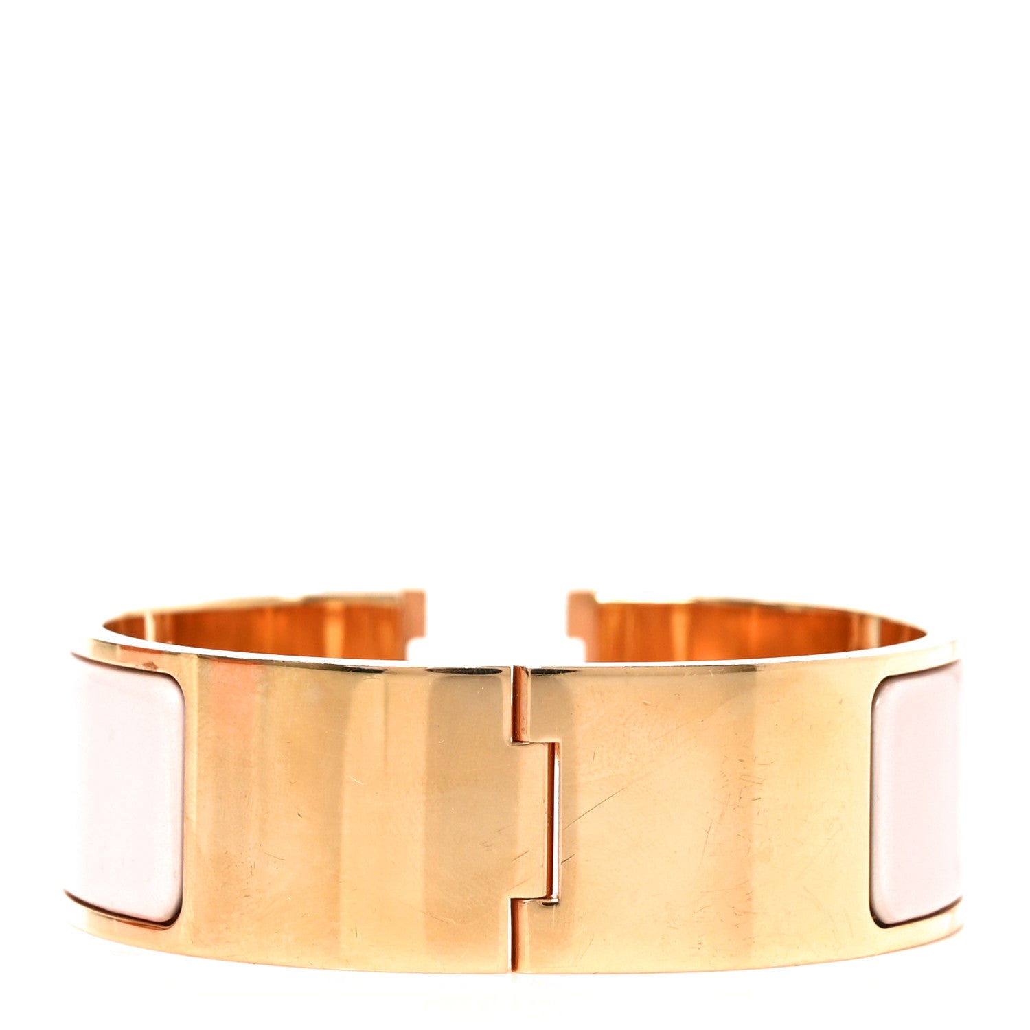 Hermes Enamel Wide Clic Clac H PM Bracelet Rose Candeur 1868877 Hermes Enamel Wide Clic Clac H PM Bracelet Rose Candeur 1868877
