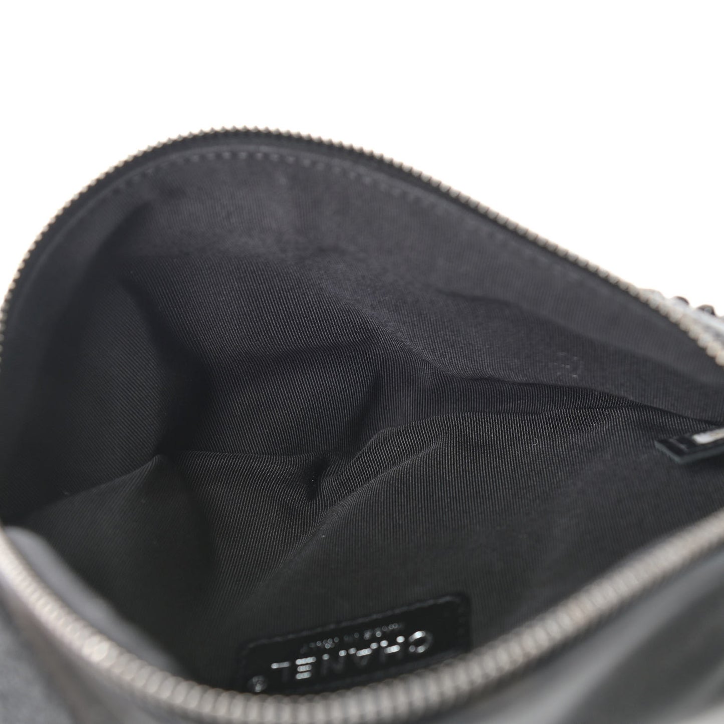 Calfskin Chain 20s Signe Waist Bag Black