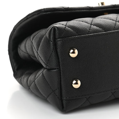 Chanel Caviar Quilted Mini Coco Handle Flap Black 8 of 9