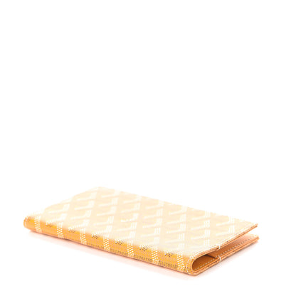Goyard Goyardine Passport Holder Yellow 3 of 5