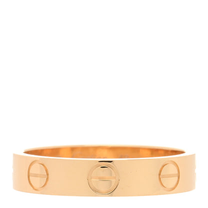 Cartier 18K Yellow Gold 3.5mm LOVE Wedding Band Ring 48 4.5 1 of 4