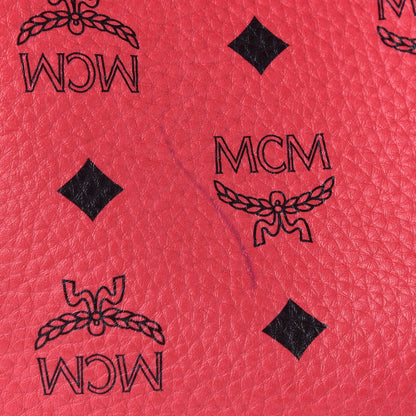 MCM Visetos Medium Sprinkle Stud Stark Backpack Corail 13 of 17