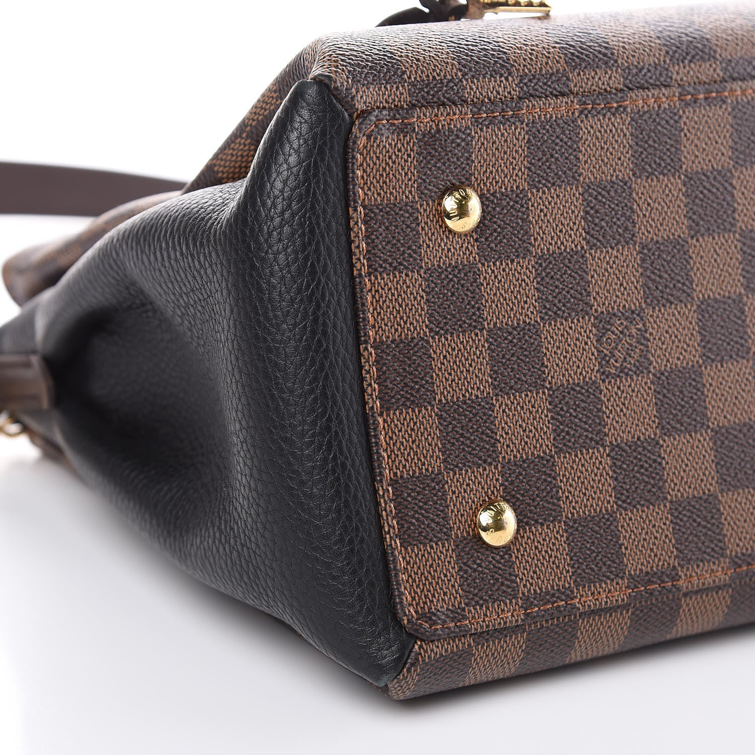 Louis Vuitton Cuir Taurillon Damier Ebene Normandy Black 8 of 12