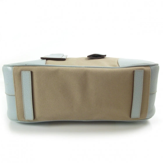 Prada Nappa Bauletto Beige Blue 4 of 12