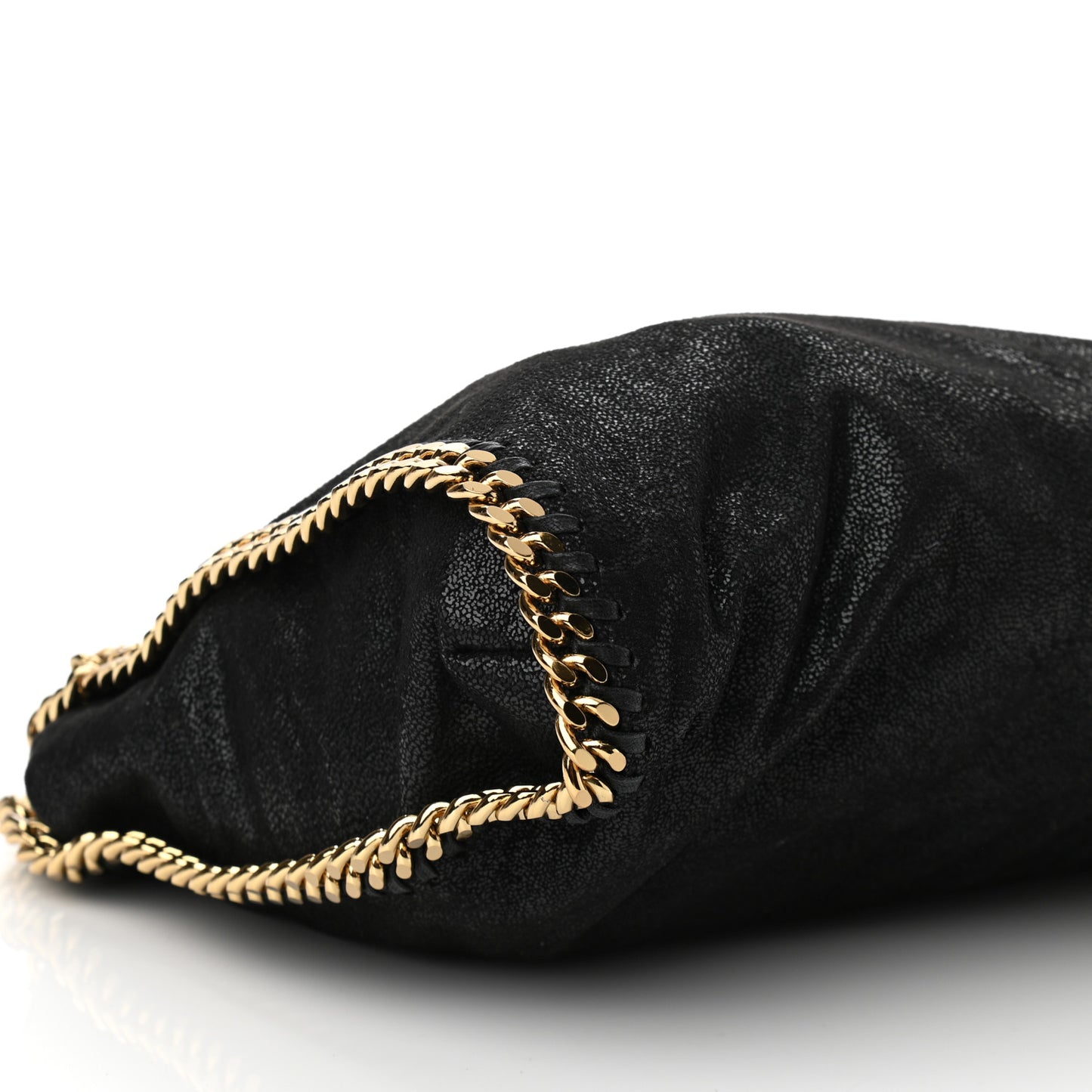 Shaggy Deer Falabella Fold Over Tote Black