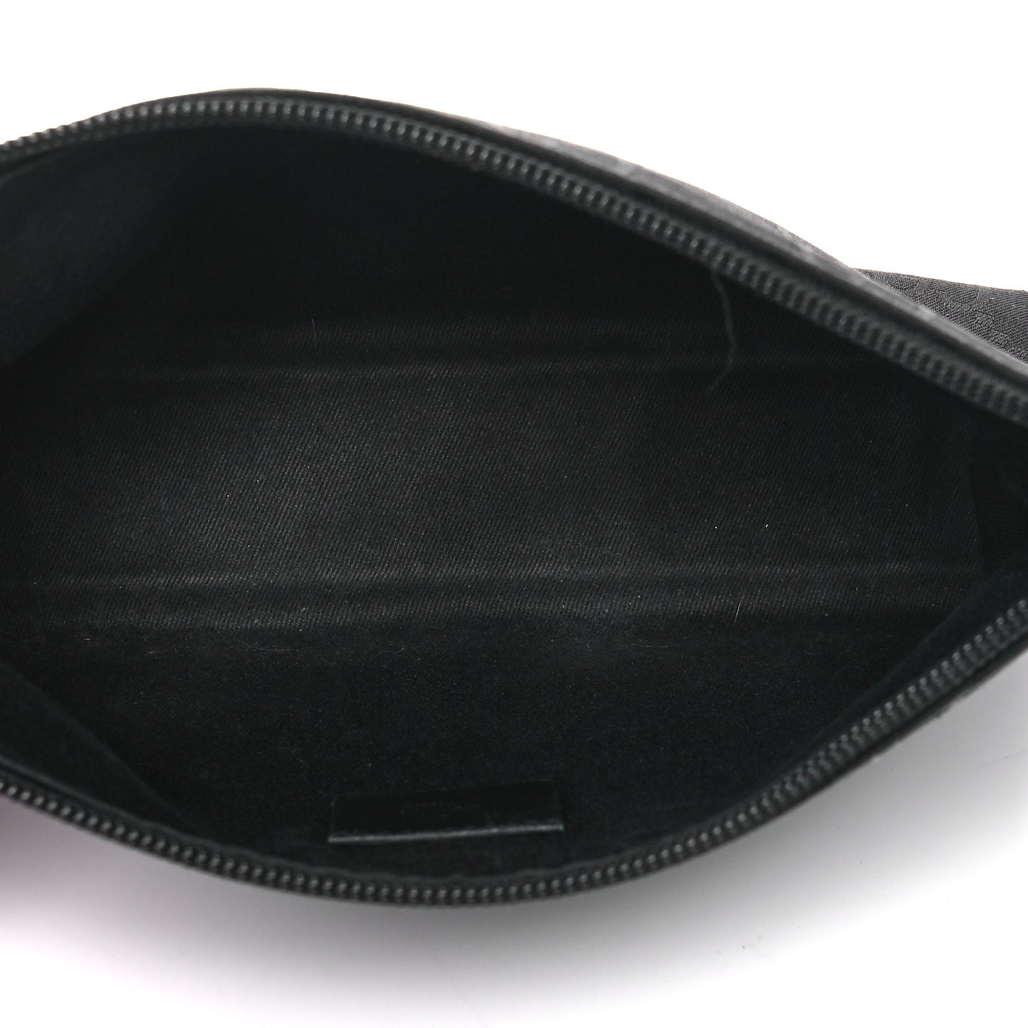 Nylon Monogram Cosmetic Pouch Black